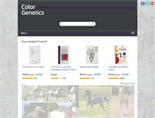 Tablet Screenshot of colorgenetics.info